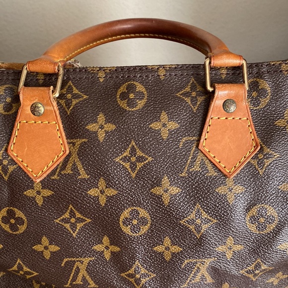 Authentic Louis Vuitton Speedy 30 Vintage Monogram LV bag satchel - Picture 10 of 15